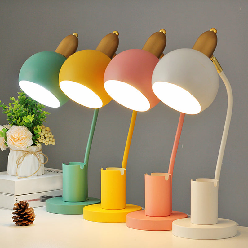 Macaron Simplicity Globe tafellamp Metallic nachtkastje lamp voor slaapkamer