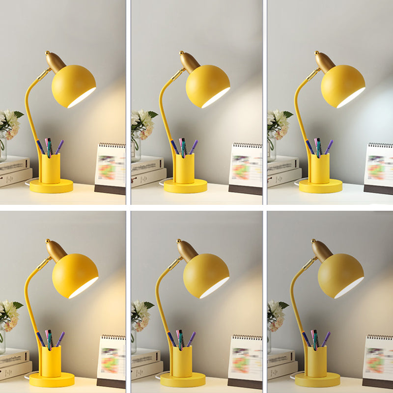 Macaron Simplicity Globe tafellamp Metallic nachtkastje lamp voor slaapkamer