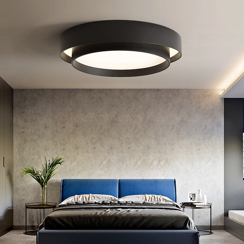 Ultra-thin LED Lamp Flush Mount Ceiling Light with Iron Art for Corridor