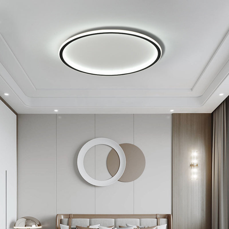 Nordic Creative Ultradünne LED-Lampe Unterputz-Deckenleuchte für Wohnzimmer