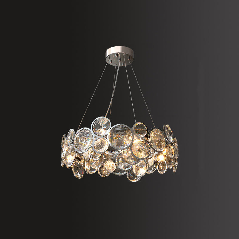 Bubbles Shape Crystal Chandelier Light Modern Style Dining Room Pendant Light