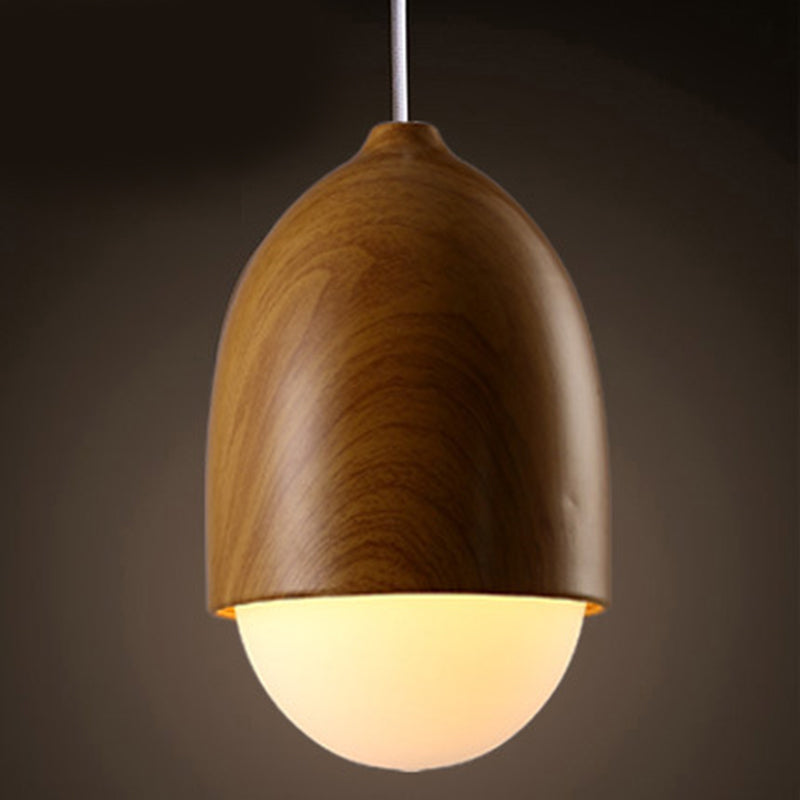 Illuminazione a sospensione a sfera di vetro contemporanea 1 lampada sospesa per la sala da pranzo