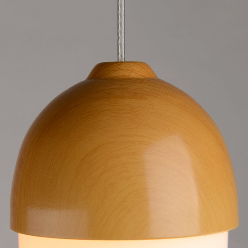 Illuminazione a sospensione a sfera di vetro contemporanea 1 lampada sospesa per la sala da pranzo