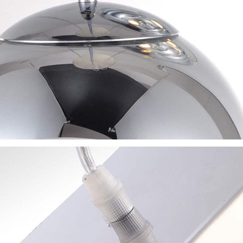 Glass Ball Pendant Lighting Modern 1 Head Hanging Lamp for Dinning Room