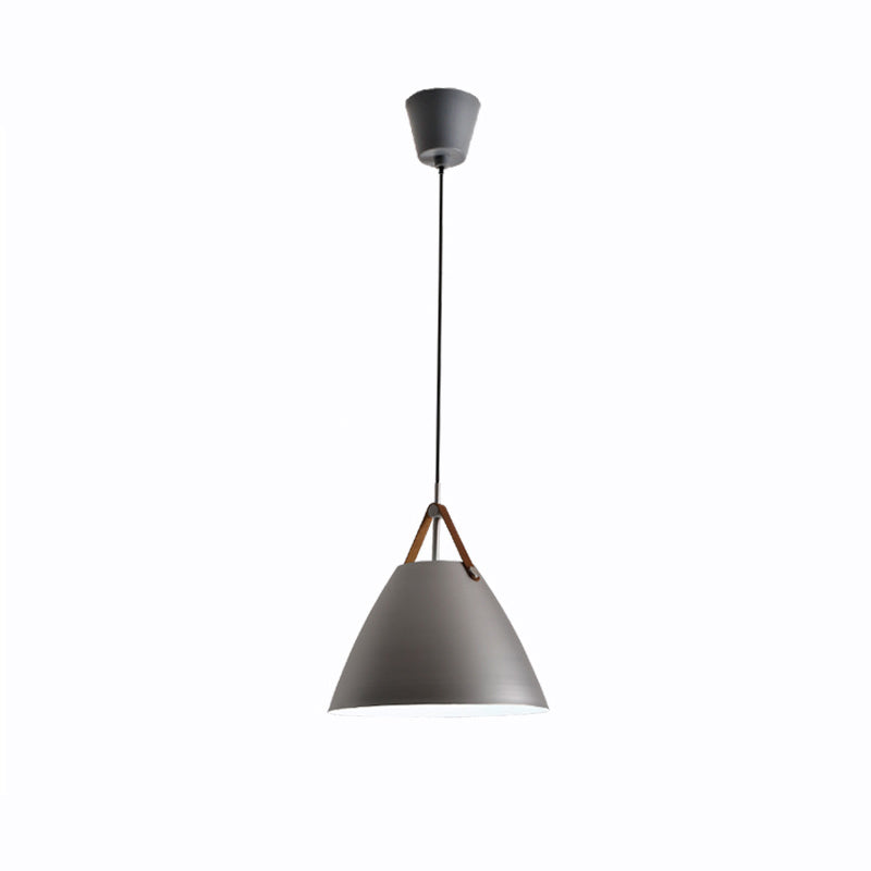 Macron Metal Hanging Light Nordic Style Pendant Light Cone Shape Hanging Light for Coffee Shop