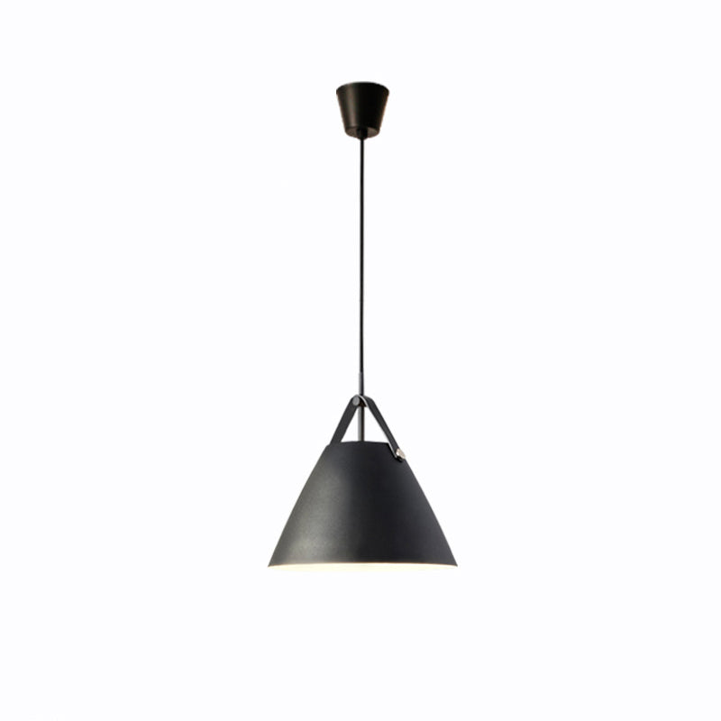 Macron Metal Hanging Light Nordic Style Pendant Light Cone Shape Hanging Light for Coffee Shop
