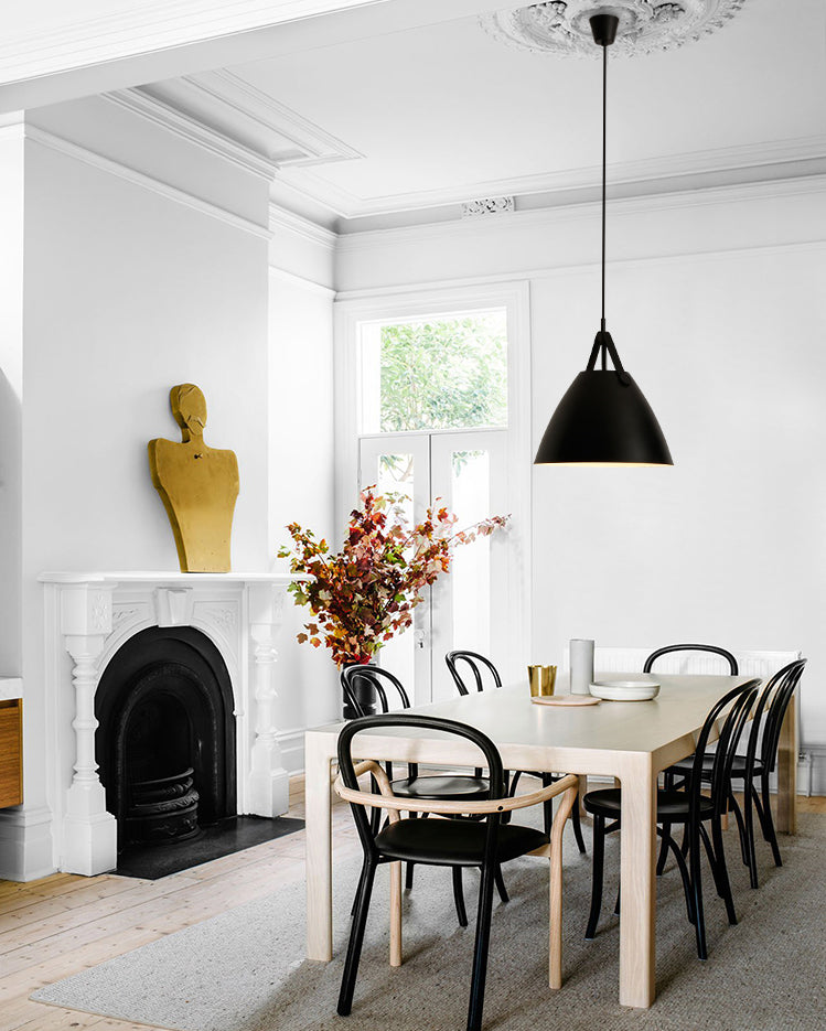 Macron Metal Hanging Light Nordic Style Pendant Light Cone Shape Hanging Light for Coffee Shop