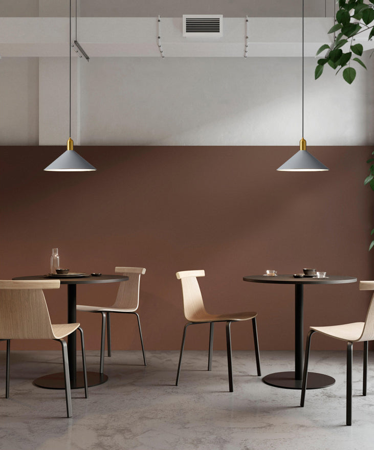 Postmodern Metal Hanging Light Pendant Light Conical Shape Hanging Light for Kitchen