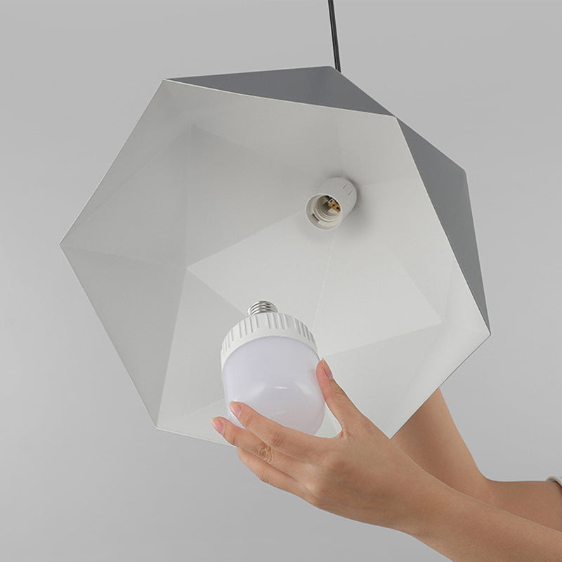 Lumière suspendue colorée à style nordique Macron Pendant Light Hanging Light pour la chambre