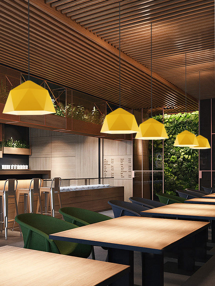 Lumière suspendue colorée à style nordique Macron Pendant Light Hanging Light pour la chambre