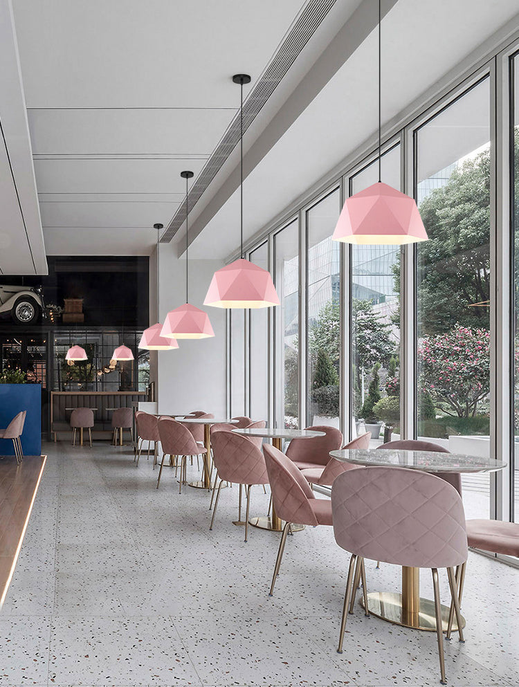 Lumière suspendue colorée à style nordique Macron Pendant Light Hanging Light pour la chambre