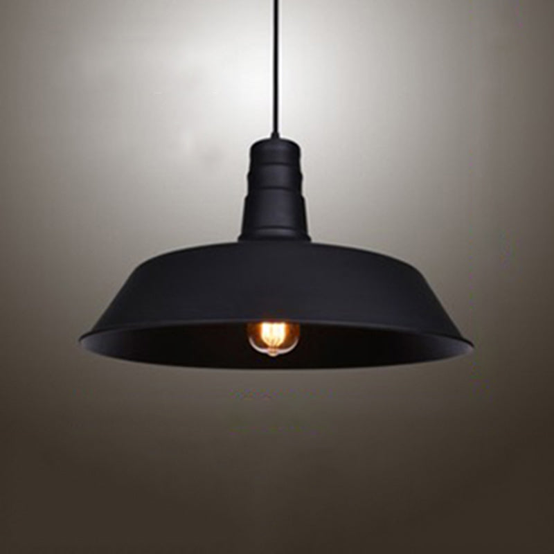 Metalen gearceerde hanglamp plafondlicht boerderij restaurant hangend licht in zwart