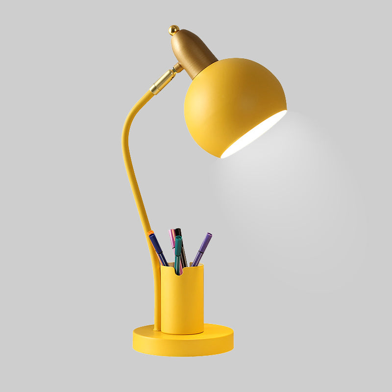 Macaron Simplicity Globe tafellamp Metallic nachtkastje lamp voor slaapkamer