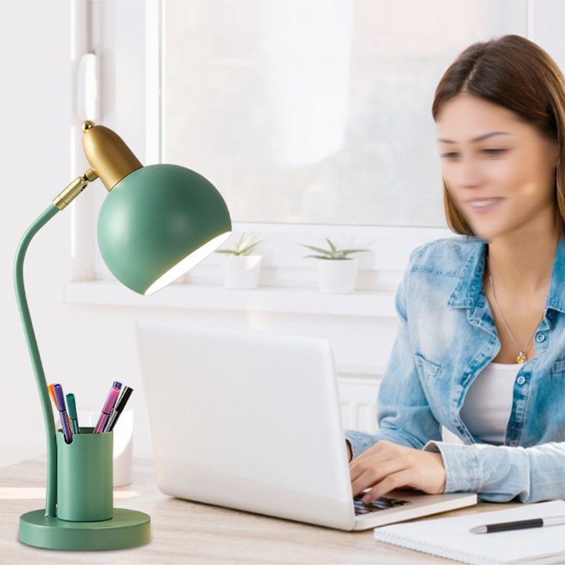 Macaron Simplicity Globe tafellamp Metallic nachtkastje lamp voor slaapkamer
