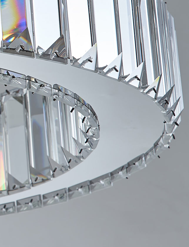 K9 Crystal Hanging Lights Minimalism Chandelier Lighting Fixtures for Living Room