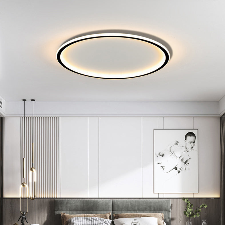 Nordic Creative Ultradünne LED-Lampe Unterputz-Deckenleuchte für Wohnzimmer