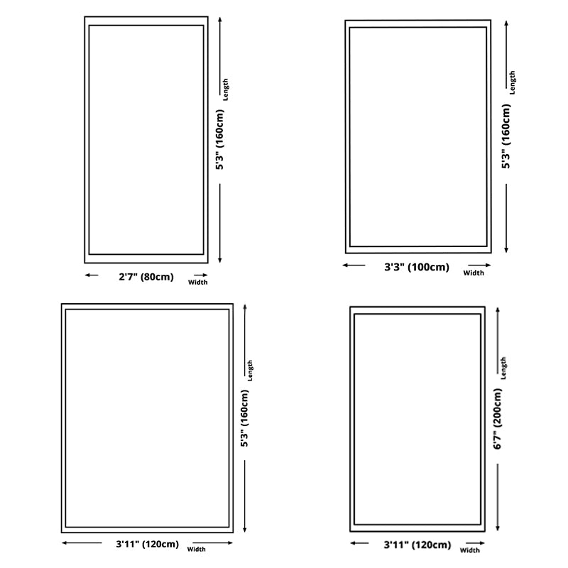 Simple White Tone Casual Rug Polyester Abstract Lines Area Rug Easy Care Carpet for Home Decoration