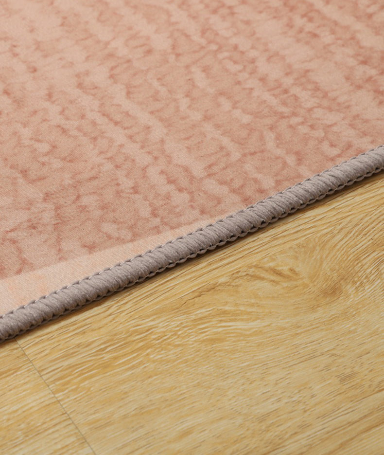 Aesthetic Victorian Area Rug Symmetric Floral Printed Carpet Stain Resistant Rug for Home Decor