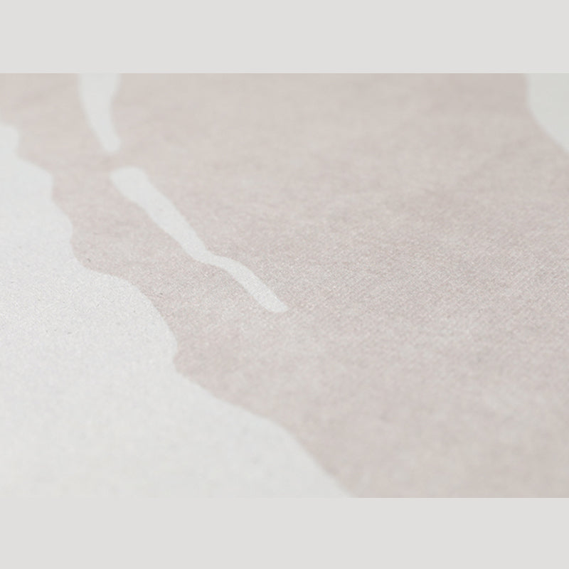 Simplicity Abstract Print Carpet Apricot Tone Polyester Rug Stain Resistant Carpet for Home Decor