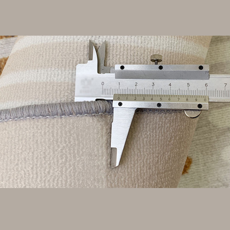 Solid Color Simplicity Area Carpet Polyester Random Stripe Indoor Rug Easy Care Rug for Living Room