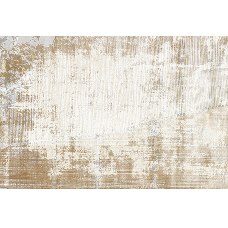 Tapis d'intérieur simple en Polyester, ton blanc, rendu des couleurs, résistant aux taches, pour la décoration de la maison