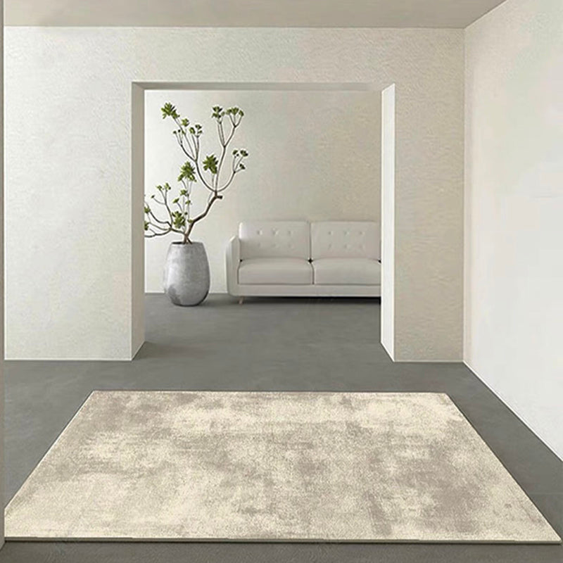 Color Mixed Casual Area Carpet Polyester Mottled Effect Indoor Rug Easy Care Carpet for Living Room