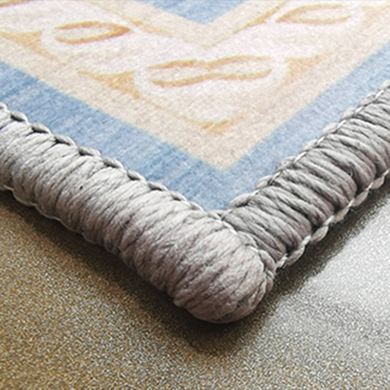 Color Mixed Casual Area Carpet Polyester Mottled Effect Indoor Rug Easy Care Carpet for Living Room