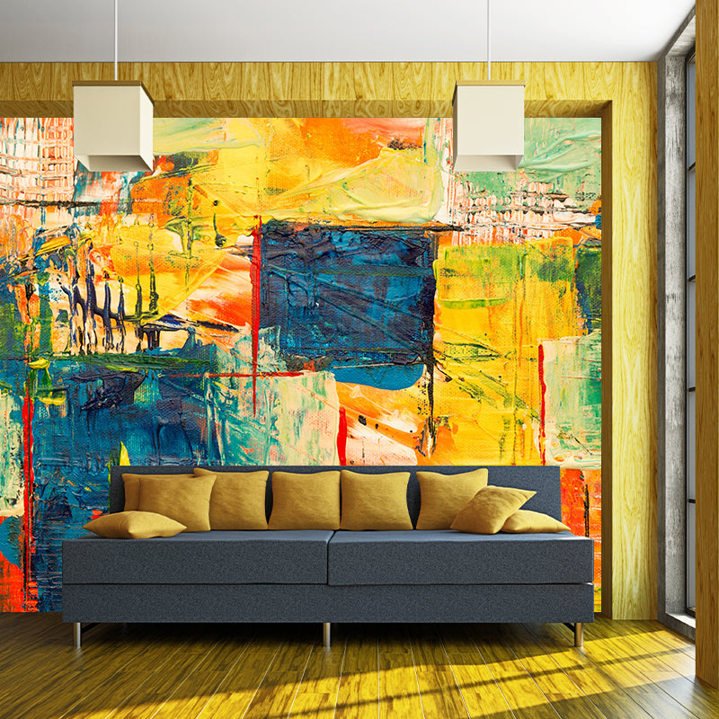 Modern Abstract Mural Wallpaper for Girls Bedroom Customised Wall Covering