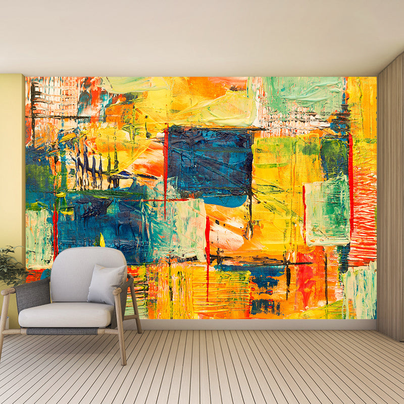 Modern Abstract Mural Wallpaper for Girls Bedroom Customised Wall Covering