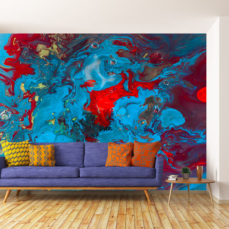 Eco-friendly Decorative Wall Mural Illustration Horizontal Modern Abstract Pattern Wall Covering