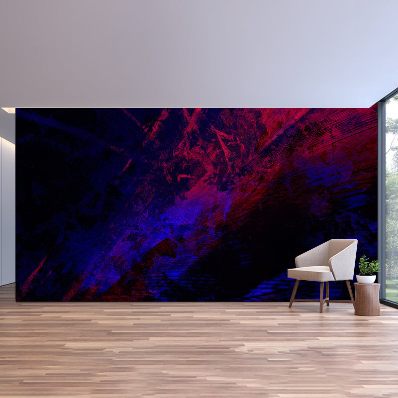 Abstract Color Collision Wall Mural Decorative Modernism Mildew Resistant Material Wall Art