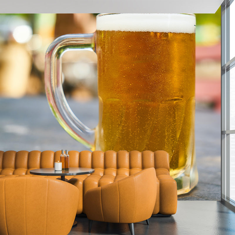 Beer Mural Environment Friendly Wallpaper Special Bar Shop Decorative Mural