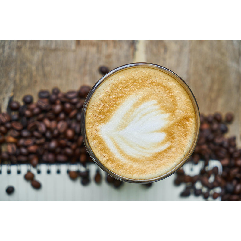 Hot Coffee Wall Mural Decal Eco-friendly Wallpaper Cooffee Shop Kitchen Dining Room Decor