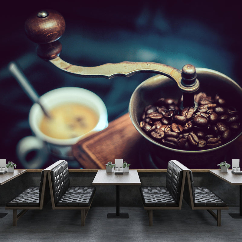 Photography Coffee Bean Wall Decal Modern Style Coffee Shop Decor Mural Wallpaper
