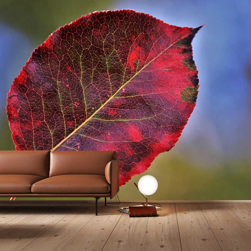 Autumn Leaves Wall Mural Waterproofing Wall Covering for Living Room Bedroom