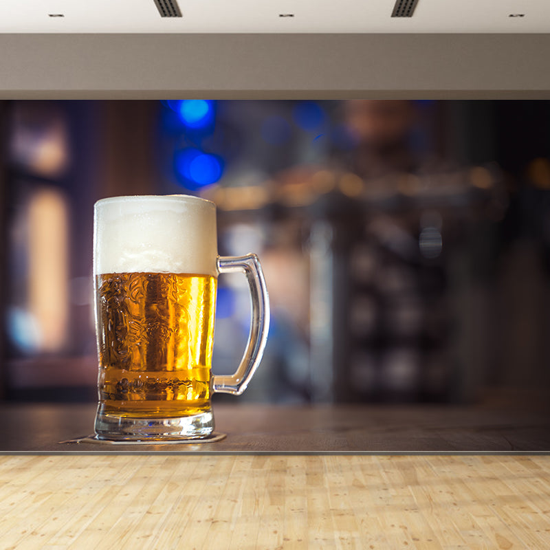 Modern Wine Pub Decorative Mural Wallpaper Moisture Resistant Art, Custom Size Available