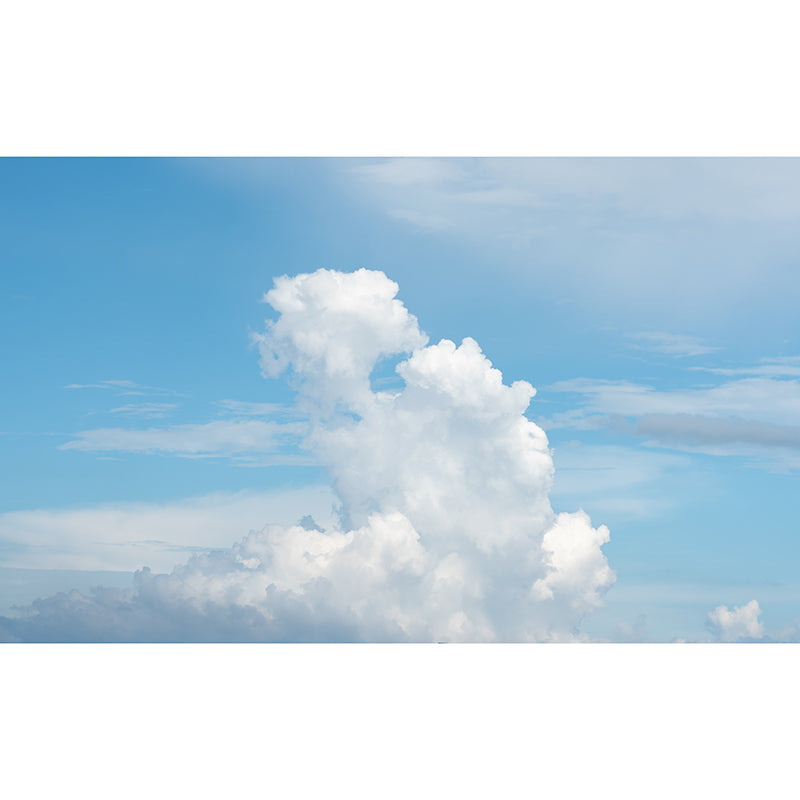 Beautiful Cloud Murals Modern Wall Decoration in Blue and White, Custom Made