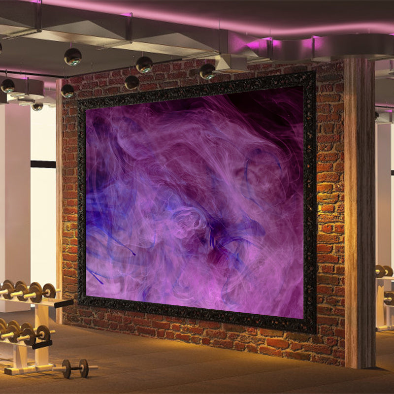 Smoke Fusion Scene Mural Moisture Resistant Decorative Bathroom Wall Decor