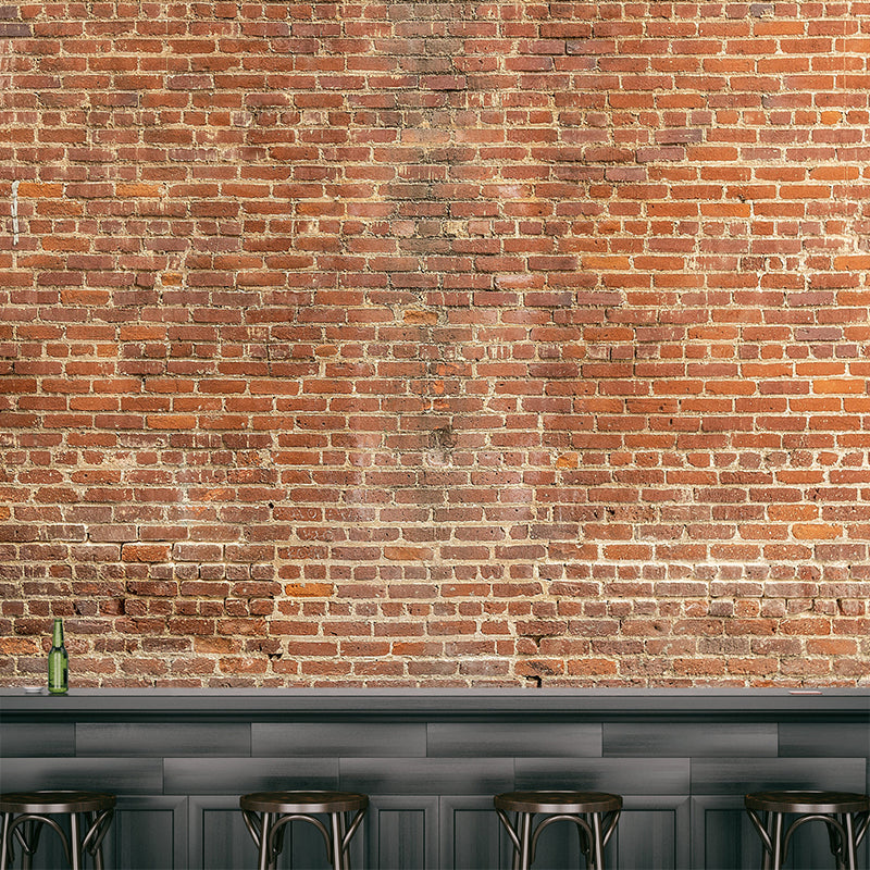 Industrial Style Brick Mural Wall Covering Stain Resistant Living Room Wall Decor