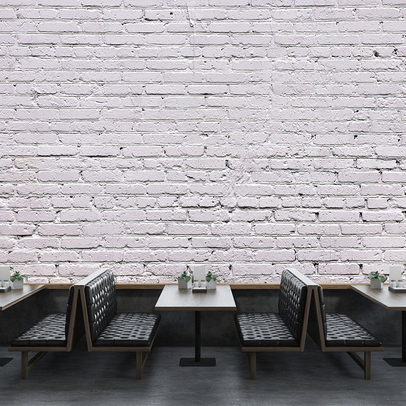 Brick Wall Covering Mural Industrial Style Living Room Mildew Resistant Wall Decor