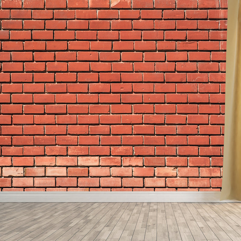 Living Room Mural Wall Decor Industrial Style Brick Wall Eco-friendly Mural Wallpaper