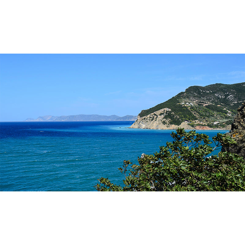 Romantic Aegean Sea Wallpaper Mural Contemporary Wall Covering Bathroom Floor Murals