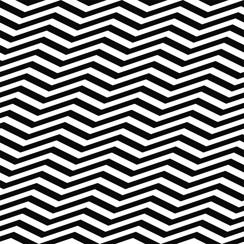 Customized Black and White Mural Wallpaper Mildew Resistant Geometry Wall Decor