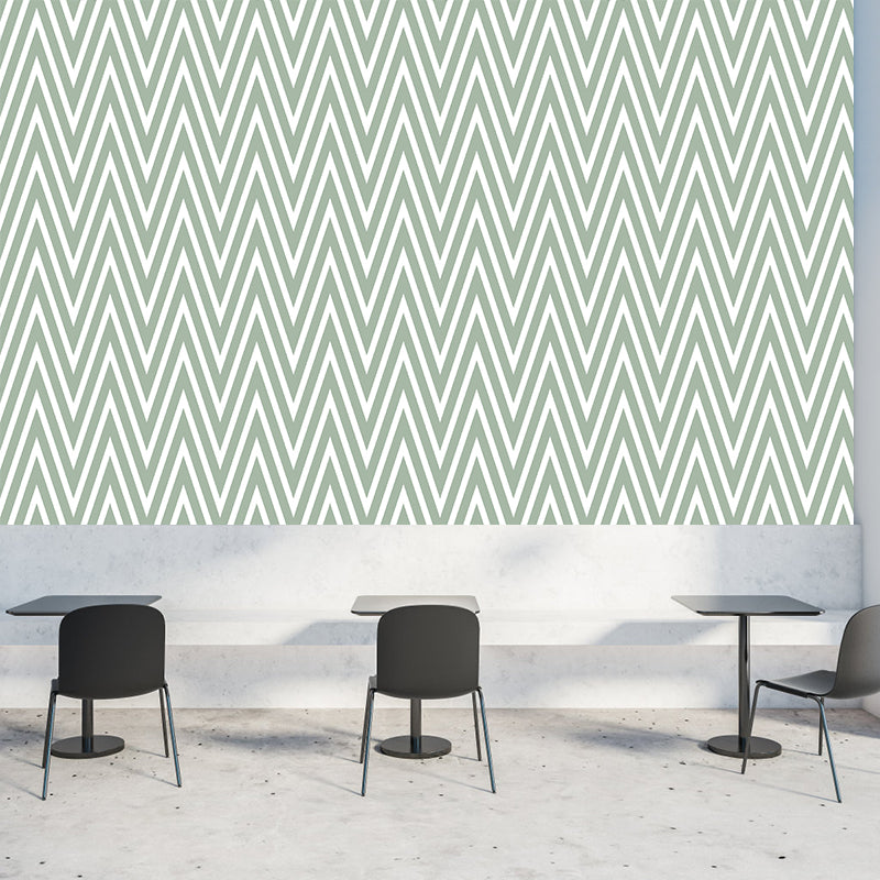 Extra Large Geometry Mural Soft Color Illustration Style Wall Art for Home Decor