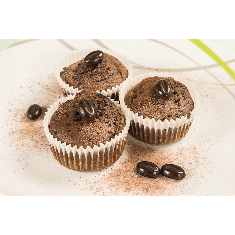 Tasty Dessert Mural Wallpaper with Muffin Pattern Contemporary Restaurant Wall Mural