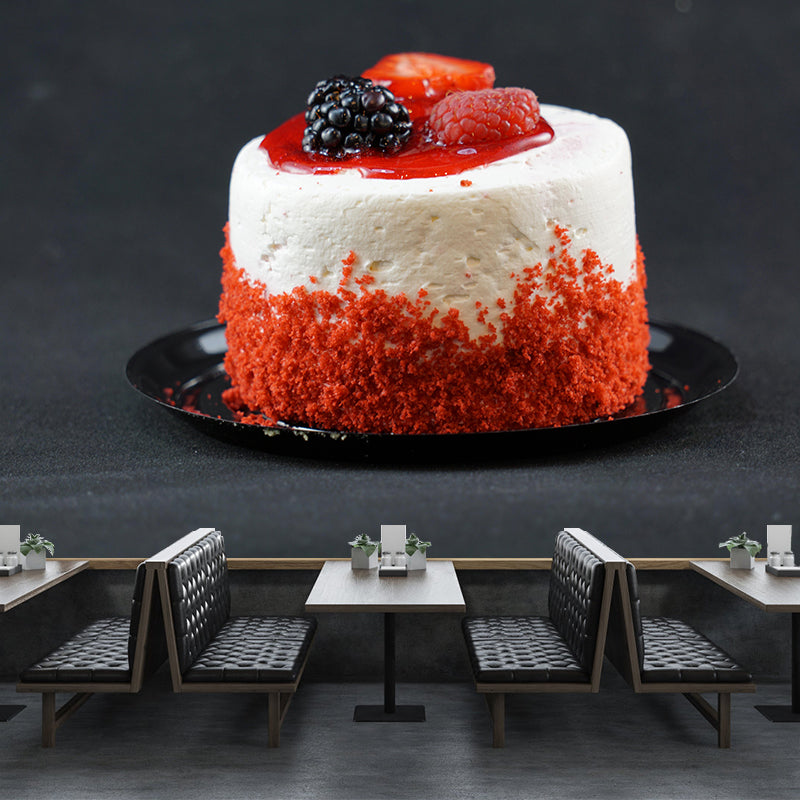 Photography Dessert Mural Wallpaper Soft Color Contemporary Restaurant Wall Murals