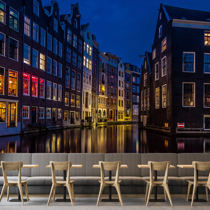 Customized Amsterdam Mural Contemporary Wall Covering for Living Room Bedroom