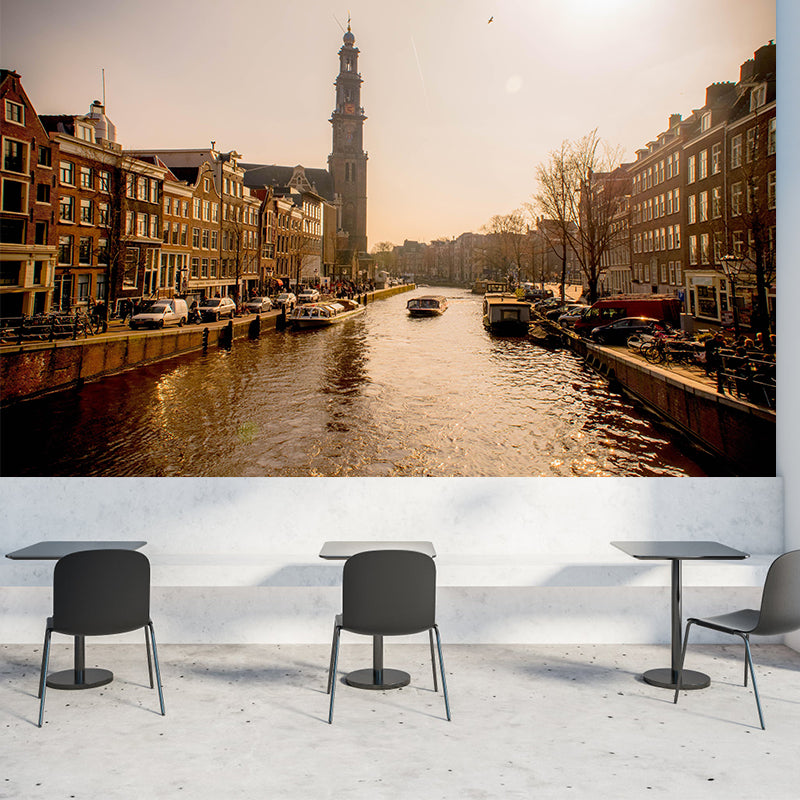 Customized Amsterdam Mural Contemporary Wall Covering for Living Room Bedroom