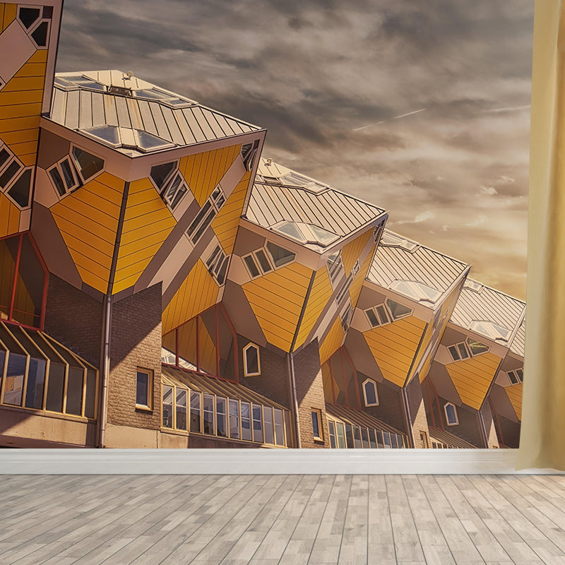 Photography Rotterdam Mural Decal Water Resistant Wall Covering for Decoration