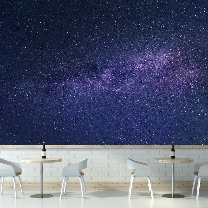 Vast Milky-Way Wall Mural Mildew Resistant Wall Decor Mural Wallpaper for Bedroom